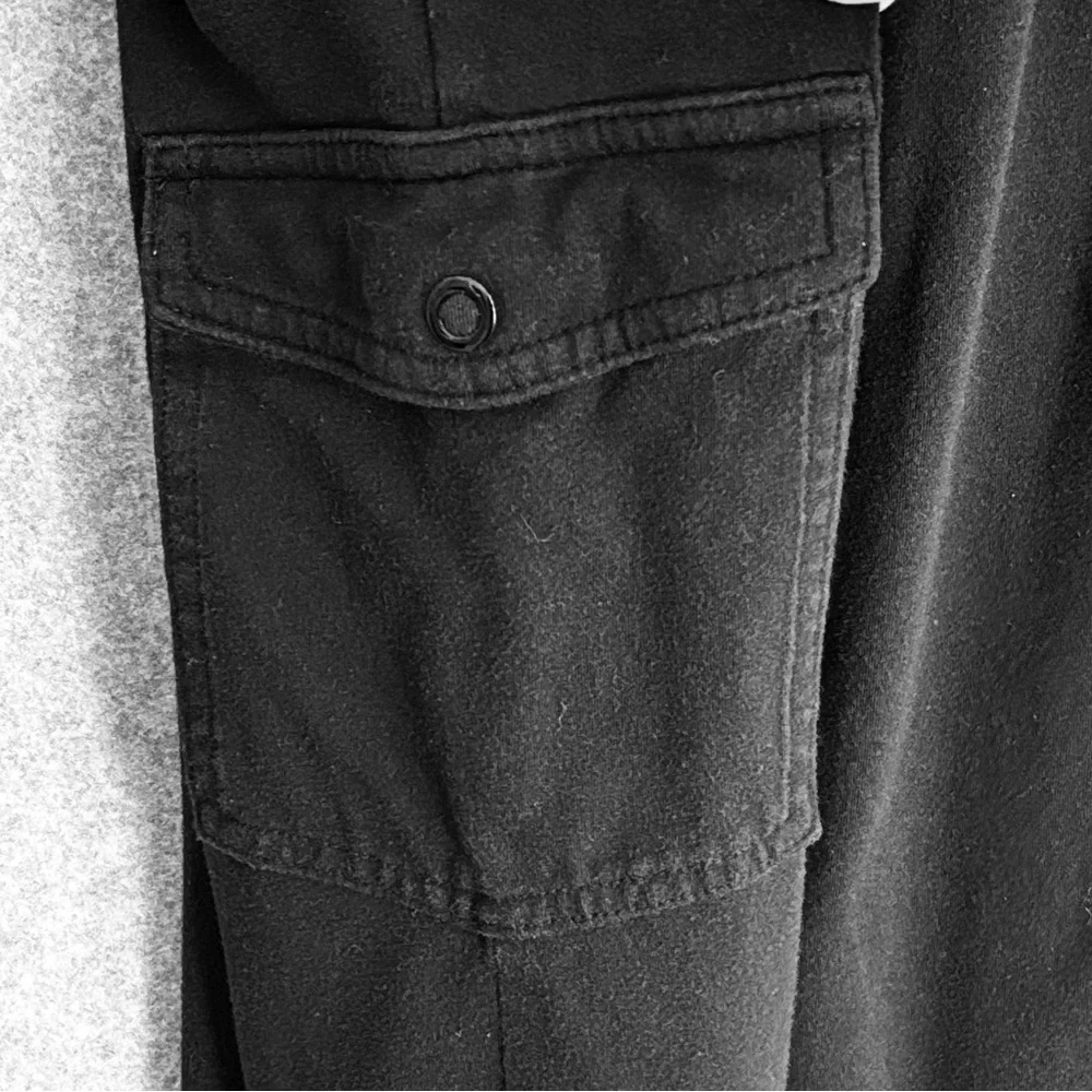 Anybody Petite Knit Cargo Jogger Pant L Black - Picture 3 of 10